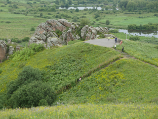 阿尔山玫瑰峰八月初，山顶区域