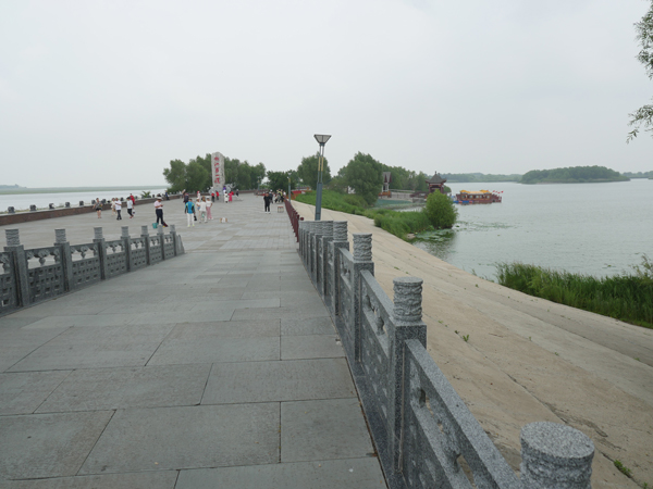 大安市嫩江湾旅游区七月初，嫩江第一湾，老坎子码头