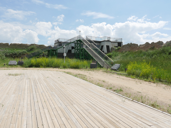 元中都国家考古遗址公园，西南角台遗址，西南角遗址瞭望台