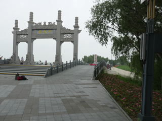 大安市嫩江湾旅游区七月初，老坎子码头