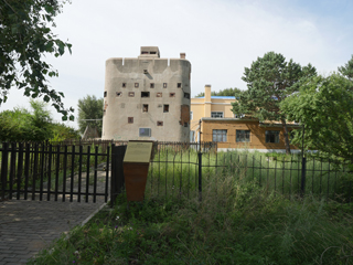 江桥抗战纪念地景区，日伪时期南桥头堡